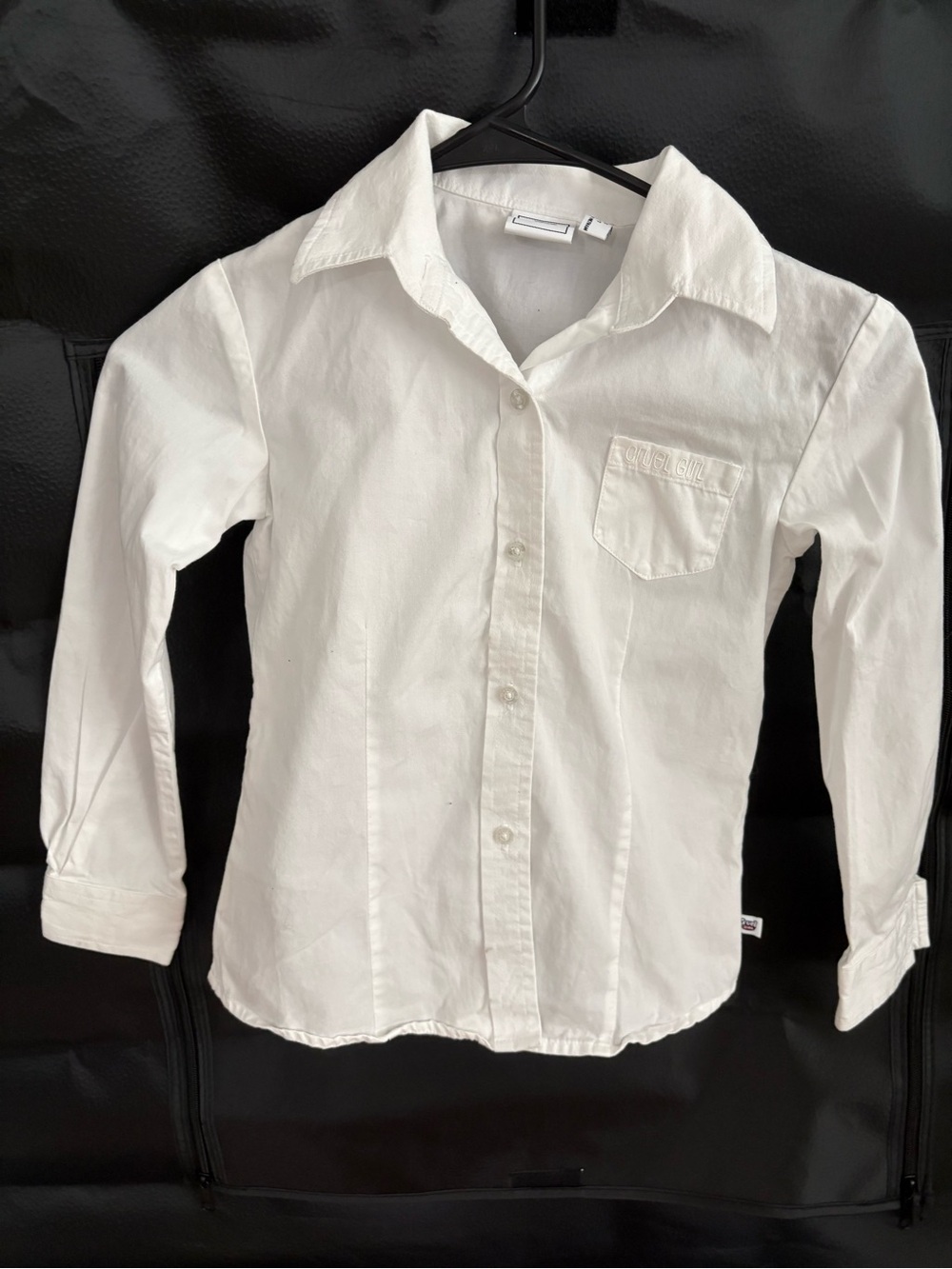 Cruel Girl Girls White Western Button Down Shirt Size‎ 6/7 Cowgirl Rodeo